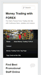 Mobile Screenshot of moneytradingforex.com