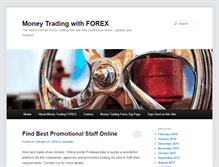 Tablet Screenshot of moneytradingforex.com